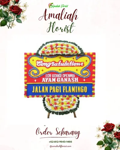 Bunga Papan Congratulation di Sukarindik